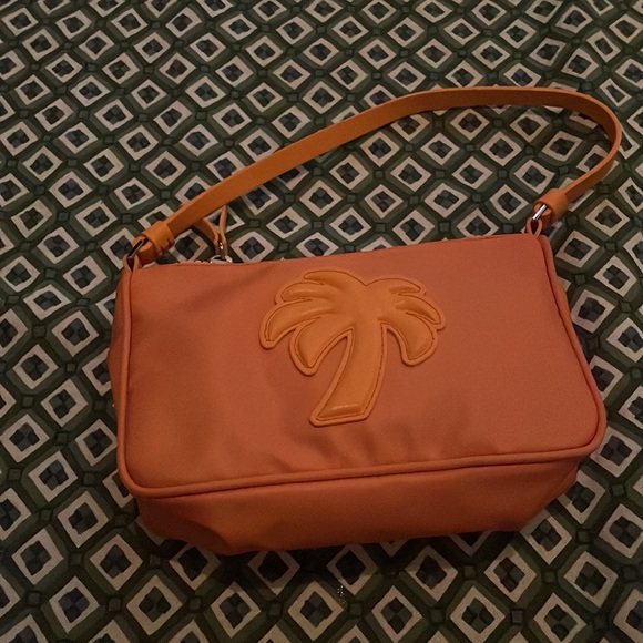 🎉 HOST PICK 🎉 NWT PALM ANGELS ORANGE PURSE  WITH PALM TREE LOGO IN ARANCIONE - Picture 4 of 6